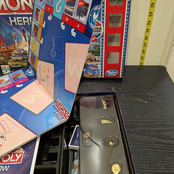 Monopoly Here & Now Board Game - Blue and Red - Picture 7 of 11